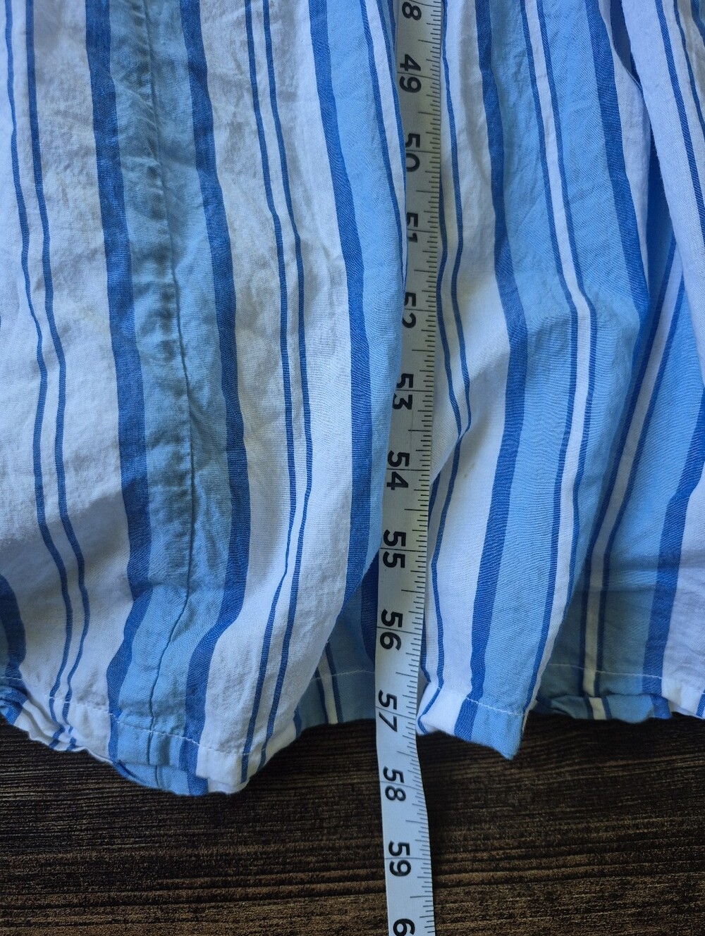 Vineyard Vines Blue Stripe Maxi Dress Size 14 - Picture 5 of 6